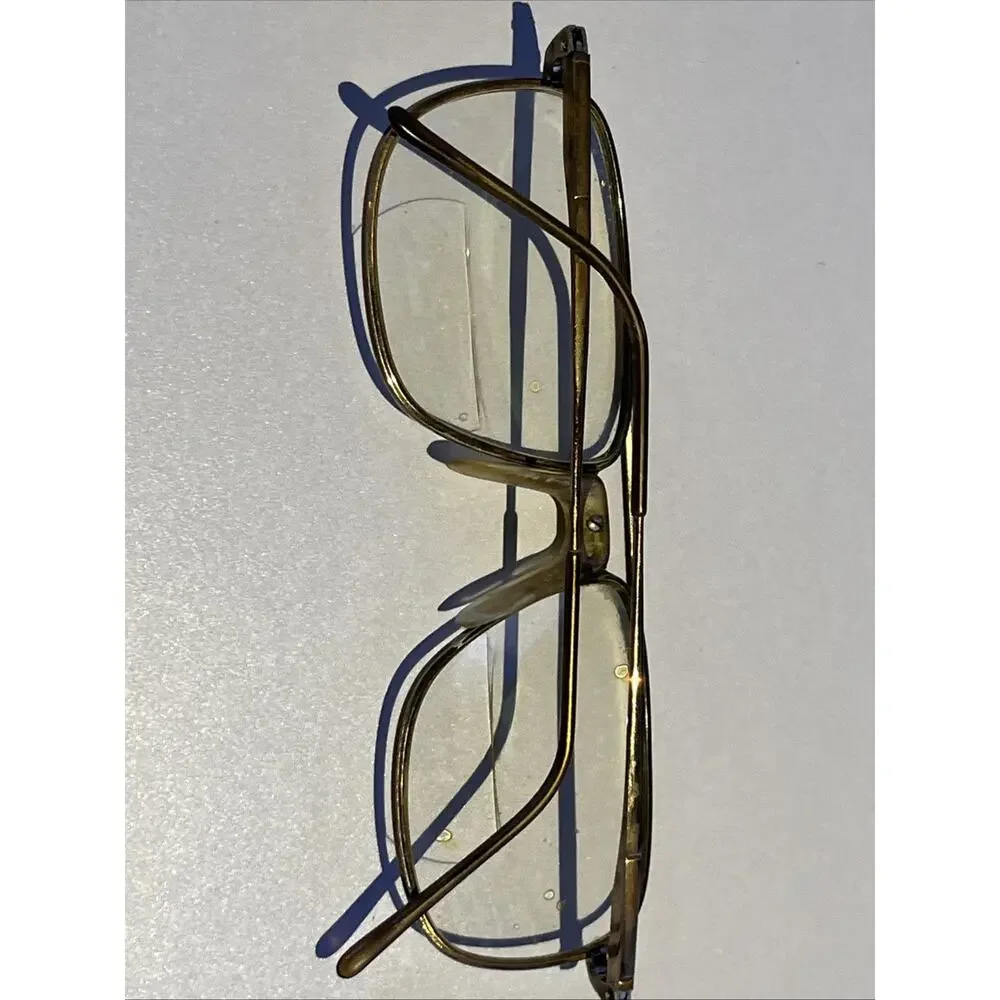 Morel Eyewear Vintage Eyeglasses 56-16-145 France Metal Aviator Frames Only